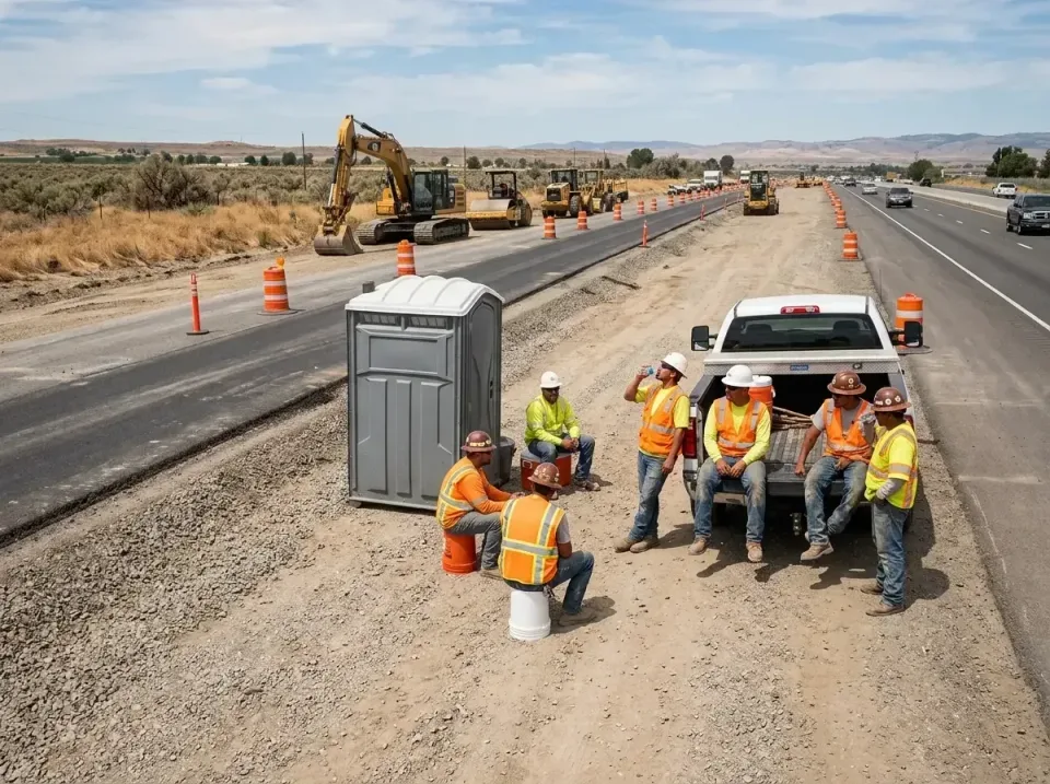 highway-road-construction-crew-007 — frequently asked questions, Porta Potty and Restroom Rentals in Mead Valley, CA